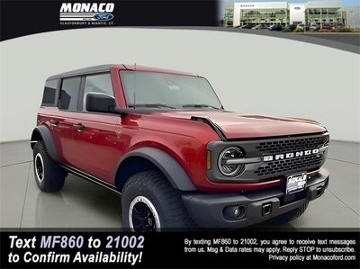 2023 Ford Bronco Badlands Hard Top Sasquatch