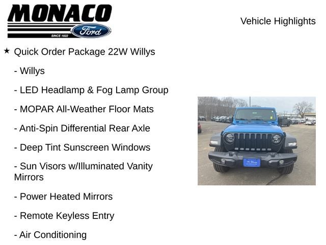 2021 Jeep Wrangler Willys