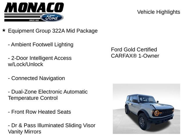 2023 Ford Bronco Black Diamond *Under Deposit*