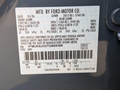 2026 Ford Explorer Tremor