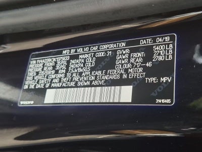 2019 Volvo XC60 Momentum