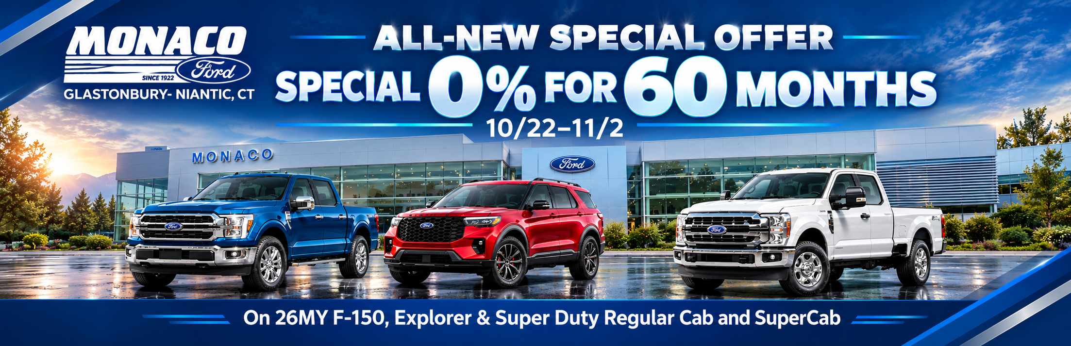 0% APR For 60 Months at Monaco Ford!