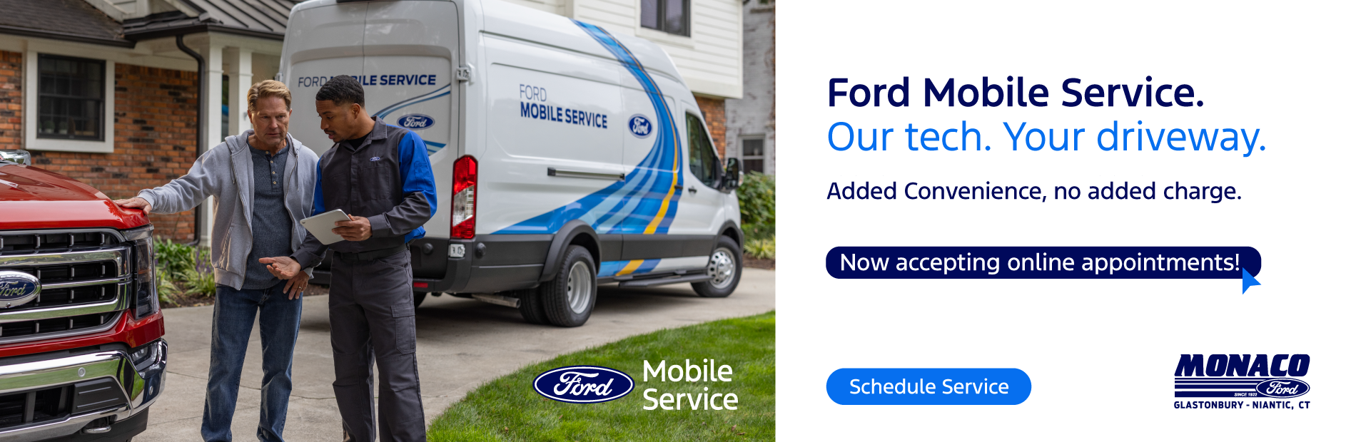 Schedule Ford Mobile Service Appointment at Monaco Ford!