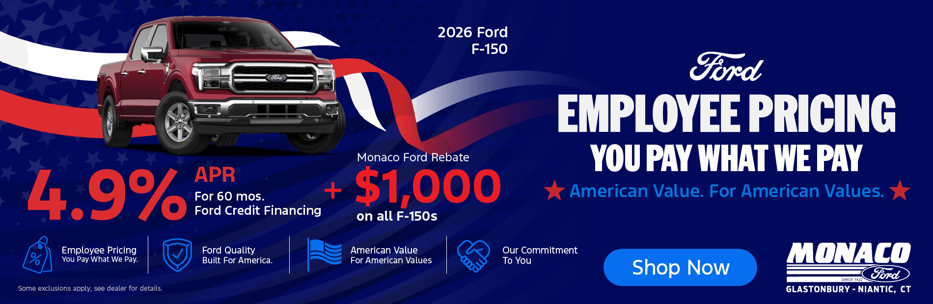 Ford F-150 Trucks at Monaco Ford!
