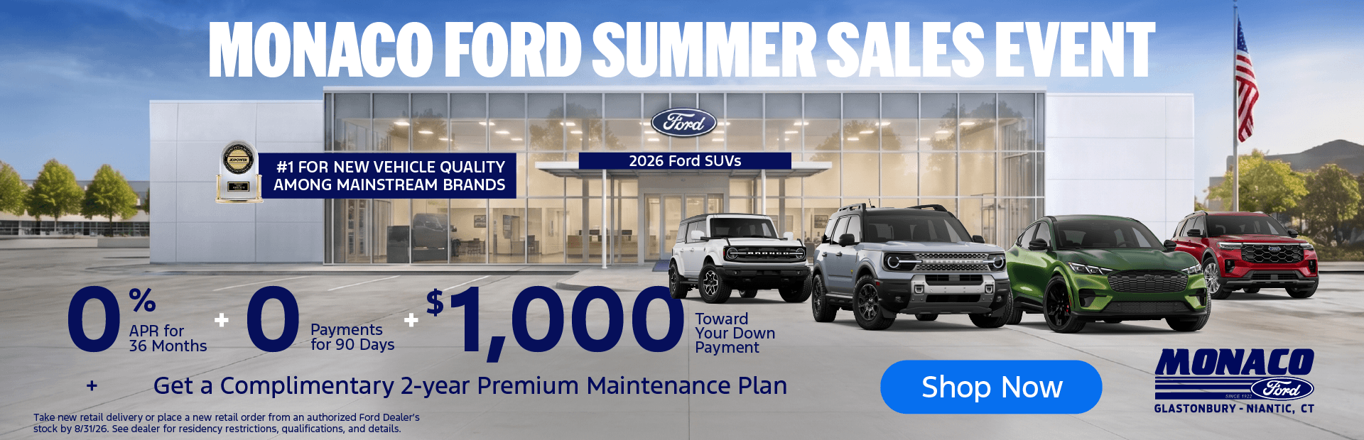 Ford Summer Sales Event at Monaco Ford!