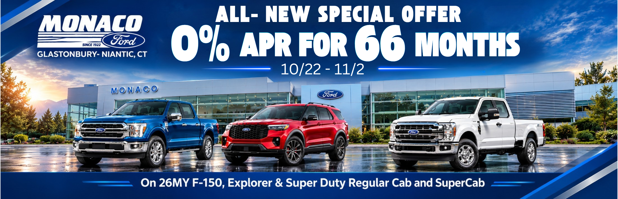 0% APR For 60 Months at Monaco Ford!